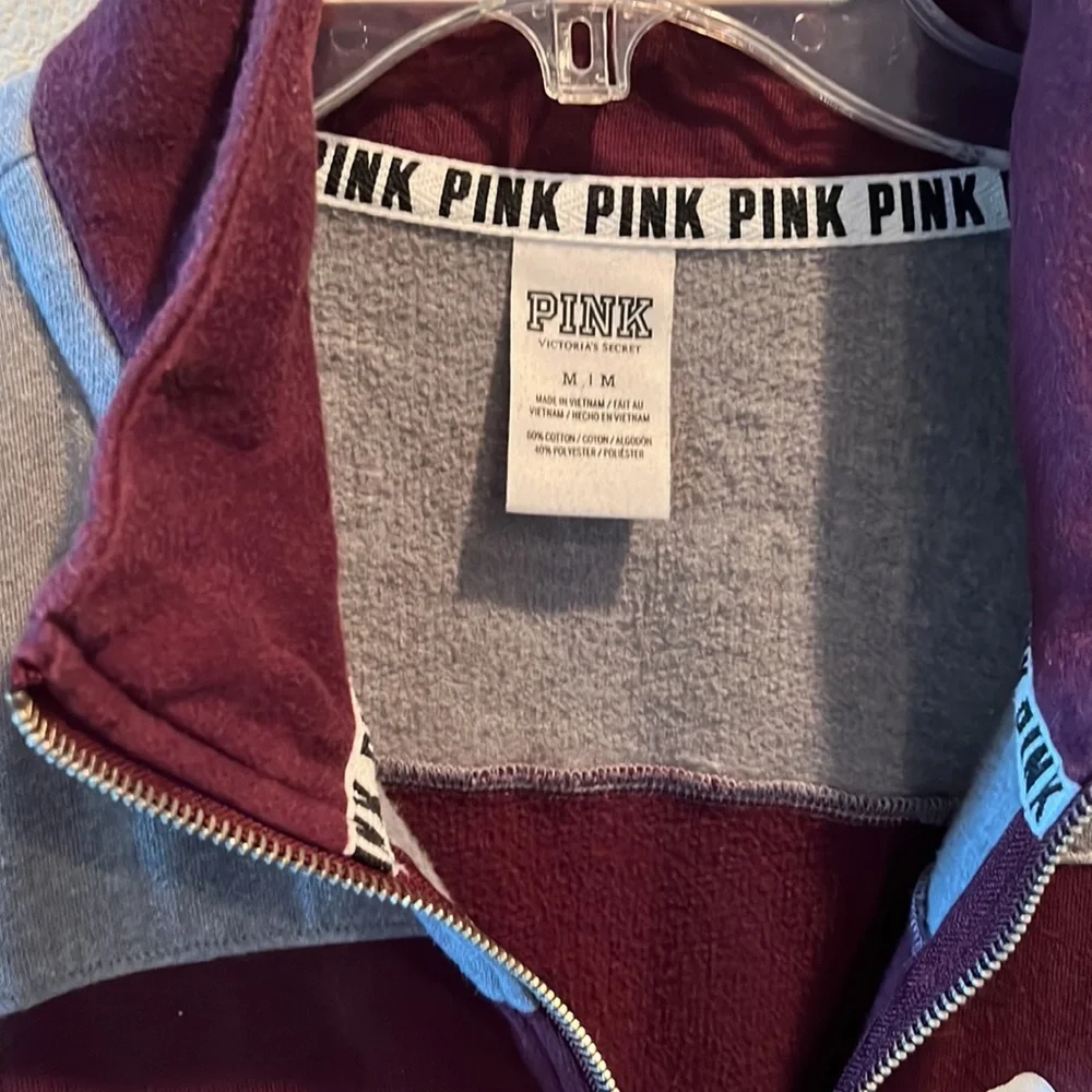 Pink Brand 1/4 zip pullover - Picture 2 of 5